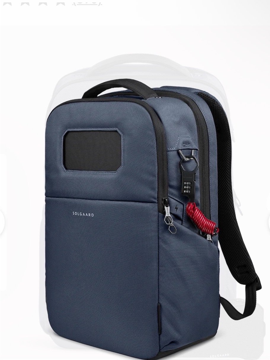 Solgaard Lifepack Backpack Without Solar Panel Atlantic Navy — image 2 of 8